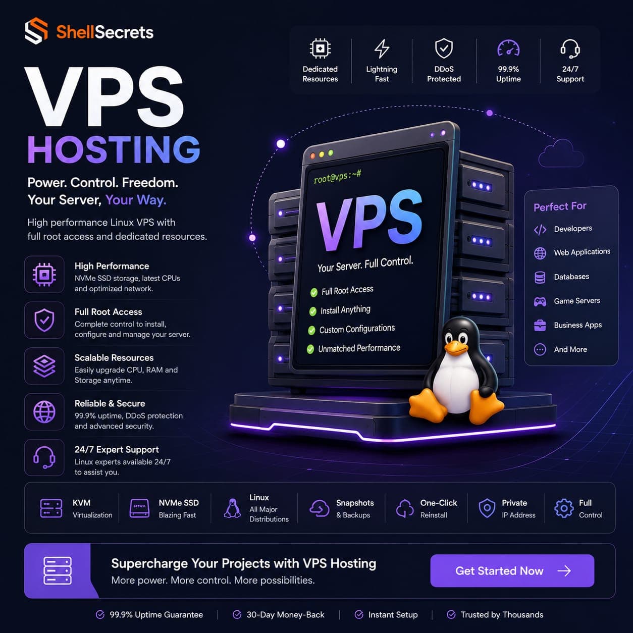 VPS server illustration