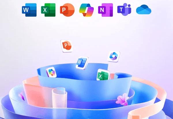Microsoft Office 365 collaboration illustration