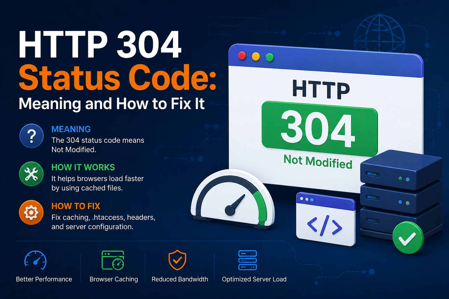 HTTP 304 Status Code: Meaning and How to Fix It